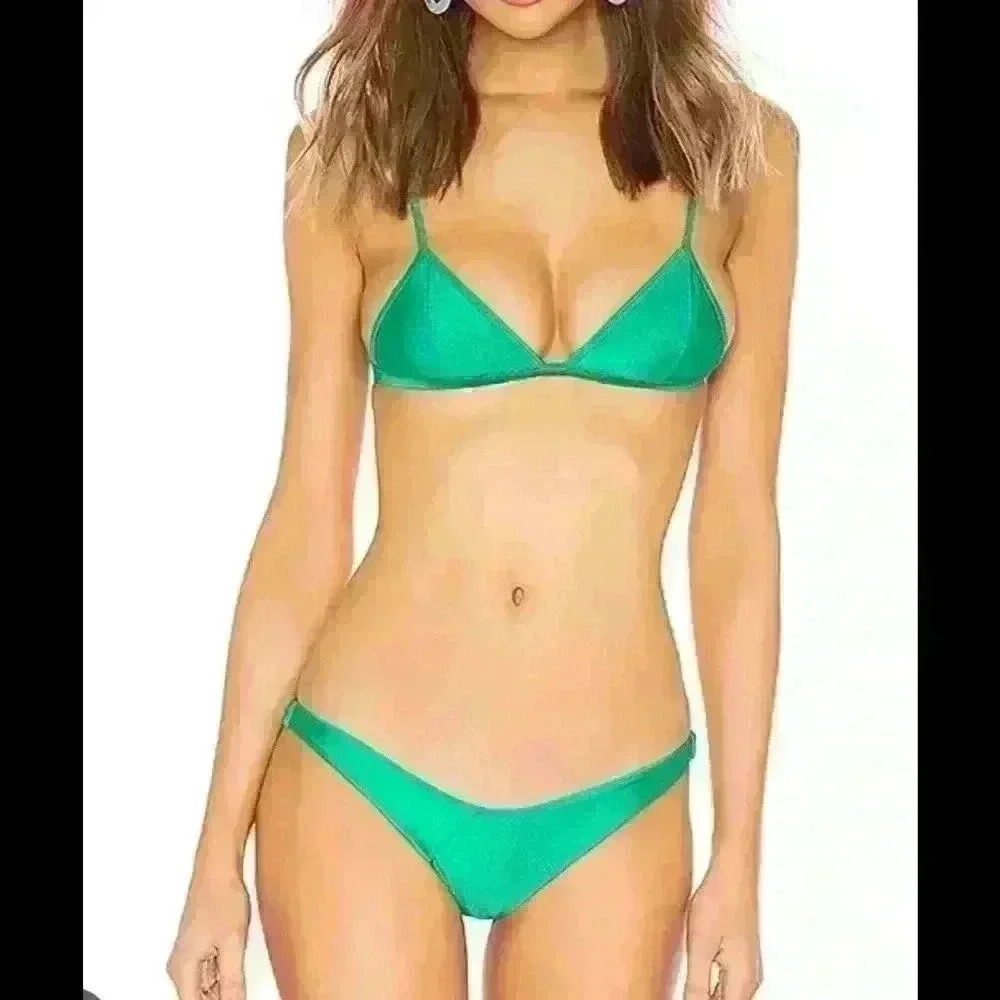 Love wave Emerald Green bikini